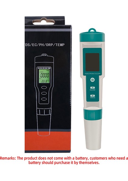 7'si 1 Arada Ph/tds/ec/orp/tuzluluk /sg/sıcaklık Ölçer C-600 Içme Suyu Için Su Kalitesi Test Cihazı, Akvaryumlar Ph Ölçer (Yurt Dışından) fiyatları