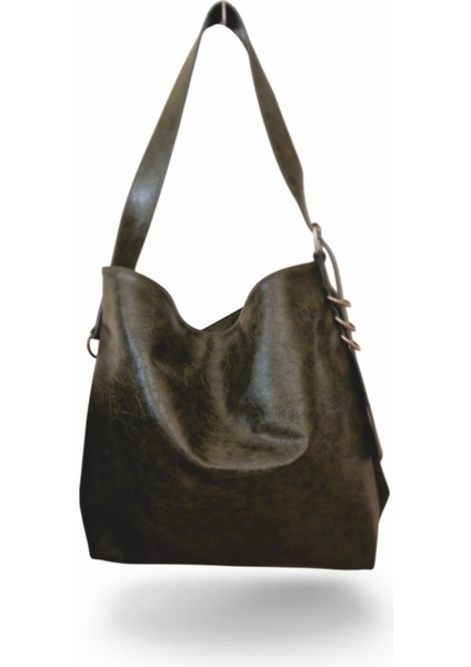 kadın omuz el çantası maksi boy bucket büyük suni deri ayarlanabilir kayışlı klasik çanta modelleri