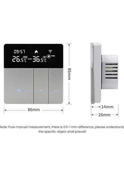 Avatto Tuya Wifi Akıllı Termostat Sıcaklık Kontrol Cihazı 100-240 V Uzaktan Elektrik Kontrolü,google Home Yandex (Yurt Dışından) fırsatları