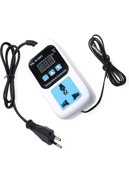 XK-W2001 Dijital Sıcaklık Kontrol Cihazı Soketi Ac 110-220V Termostat Regülatör Soketi Ntc Sensörlü Ab Fişi (Yurt Dışından) fiyatları