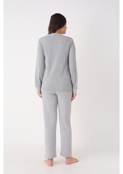 Gri Patlı Pijama Takımı fiyatları