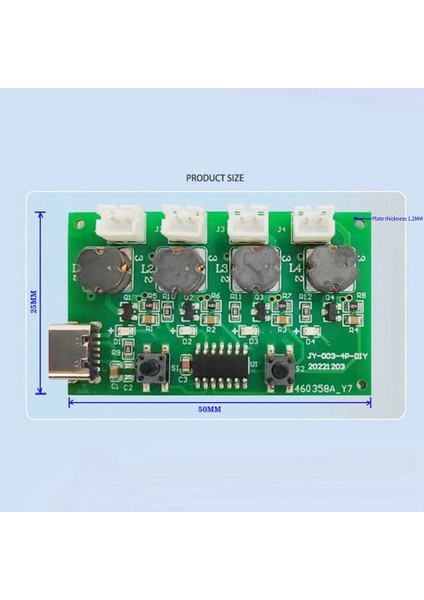 Dört Sprey Nemlendirici Modülü Nemlendirici Kontrol Kartı Sürücü Kartı Dört Sprey Nemlendirici Modülü, Set C (Yurt Dışından)