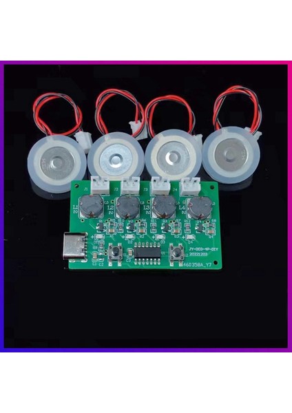 Dört Sprey Nemlendirici Modülü Nemlendirici Kontrol Kartı Sürücü Kartı Dört Sprey Nemlendirici Modülü, Set C (Yurt Dışından) modelleri