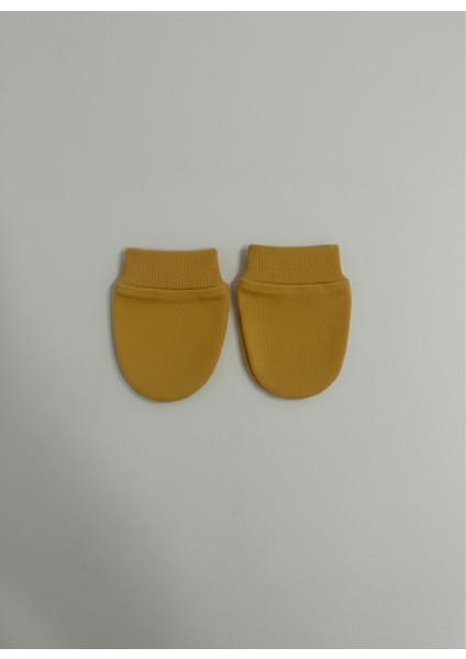 %100 Pamuklu 2'li Eldiven Seti - Hardal / Ayıcık fiyatları