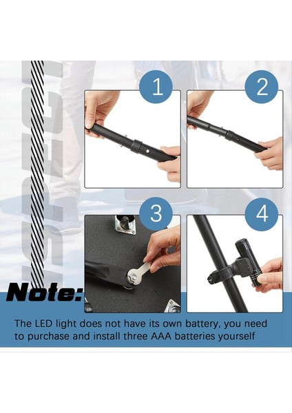 Araç Teşkisi Altında Işık ve Teleskopik Tutucu Alt Araç Kamyonu 30CM (Yurt Dışından) fırsatları