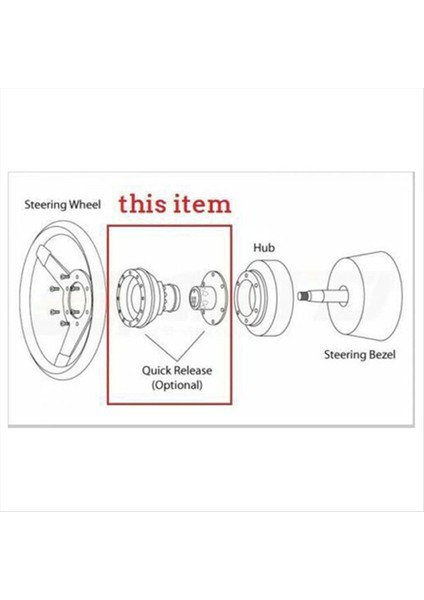 6 Delikli Direksiyon Simidi Için Hub Direksiyon Simidi Yükselen Adaptör Evrensel Direksiyon Simidi Hızlı Serbest Bırakma Braketi (Yurt Dışından) fırsatları