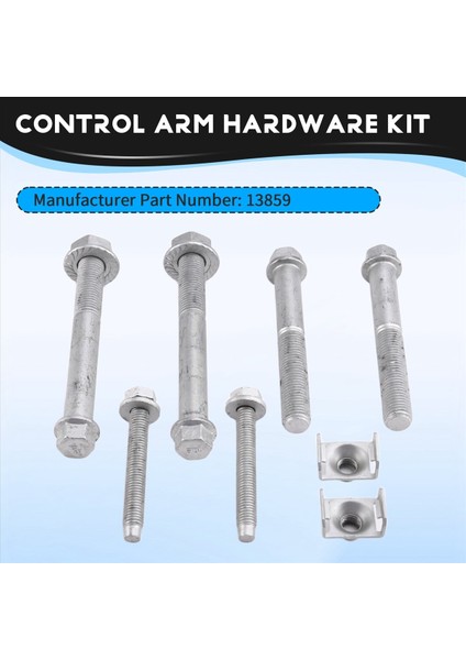 13859 Cadillac Chevrolet Gmc Hummer Için Ön Alt Iç Ileri Süspansiyon Kontrol Kolu Cıvata Kiti (Yurt Dışından) fırsatları