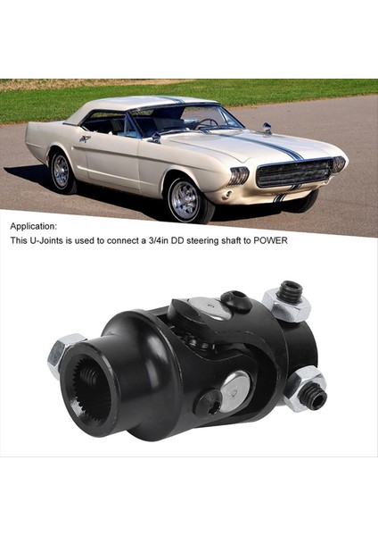 Ford Mustang Için 3/4-36 Spline x 3/4 Dd Direksiyon Şaftı U-Shaft Kuplaj U-Şaft Eklemi UJ-003 Otomatik Parçaları (Yurt Dışından) modelleri