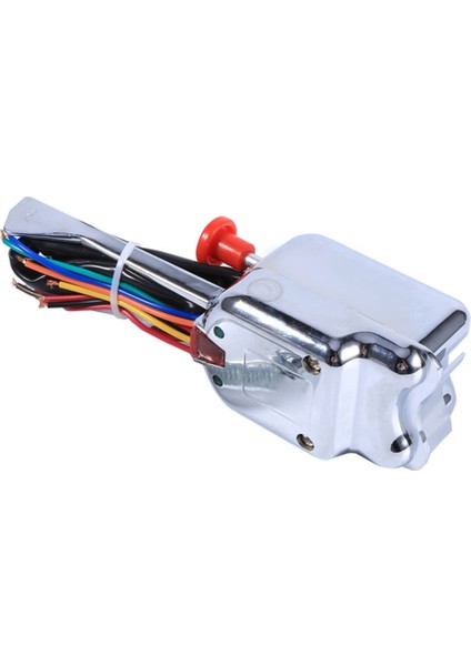 Buick Otomobil Aksesuarları Için 12V Universal Chrome Street Hot Rod Turn Sinyal Anahtarı (Yurt Dışından)