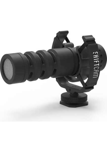 Promic Shotgun Süper Kardioid Mikrofon, Telefon Uyumlu, 3.5mm Jak, Düşük Gürültü, Canlı Yayın