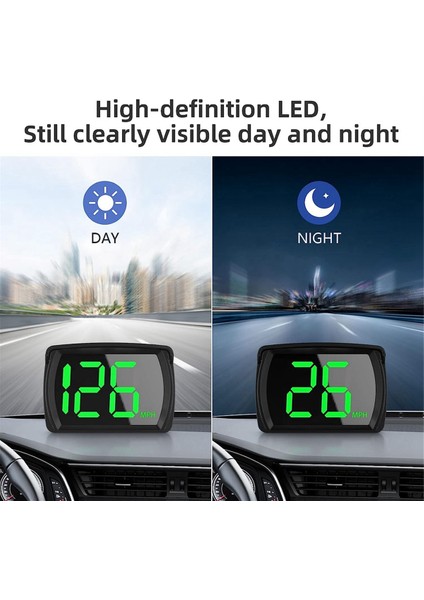 Araba Hud Gps Hız Göstergesi, Hız, Mph, USB Tak ve Çalıştır Özellikli Arabalar Için Head Up Display, Tüm Arabalara Uygun (Yurt Dışından) fiyatları