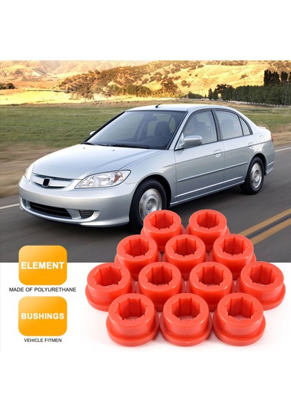 12PCS/LOT Alt Kontrol Kolu Arka Kamber Kiti Yedek Burçlar EP-CA0111 Honda Civic 88-05 Ek Eg Es Kırmızı (Yurt Dışından) fırsatları