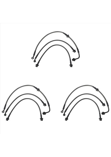 3x Uzatılmış Fren Hortumunu Uzatın 2-3 Inç Offroad Süspansiyon Kitleri 2007-2017 Suzuki Jimny JB23 JB43 (Yurt Dışından)