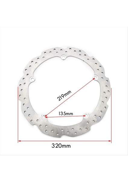 Honda Nc 700X/S/D Motosiklet Aksesuarları Için Motosiklet Ön Fren Diski (Yurt Dışından) fiyatları