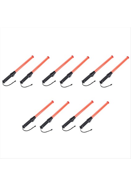 Trafik Batonları LED Trafik Kontrol Çubuğu Güvenlik Işık Batonları Park ve Havaalanları Için Sinyal Batonları 21 Inç 10 Adet (Yurt Dışından)