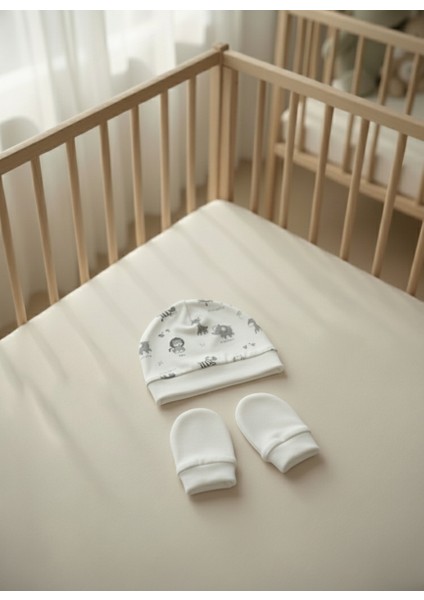 %100 Pamuklu Şapka - Eldiven Seti - Safari fırsatları