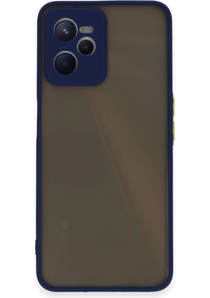 Realme C35 Kılıf Montreal Silikon Kapak - Lacivert