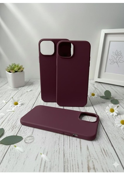 Apple Iphone 13-14 Lansman Kılıf Içi Kadifeli Kamera Yükseltili Silikon Kapak