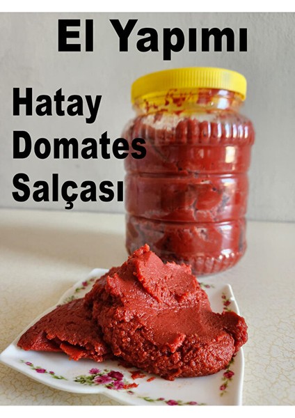 1 kg Domates Salçası Doğal Hatay Baharatları | Ev Yapımı Katkısız Lezzet Hatay Usulü
