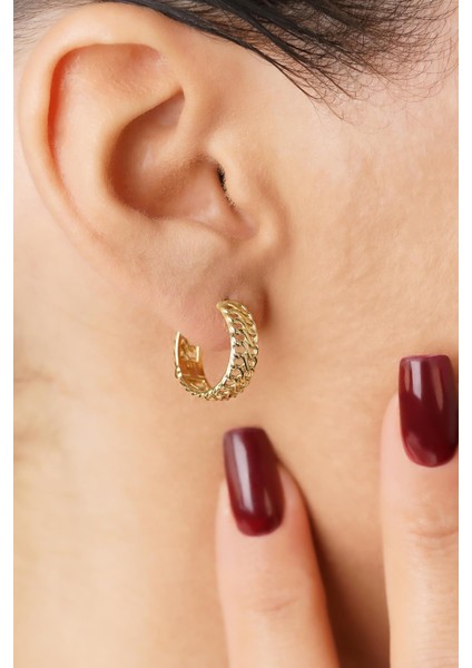 14 Ayar Altın Otto Halka Küpe fırsatları