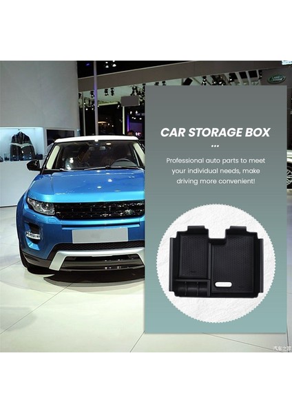 Land Range Rover Evoque 2009-2013 Konteyner Tutucu Tepsi Aksesuarları Araba Stilleri Için Merkezi Kol Standı Saklama Kutusu Otomobil Organizatörü (Yurt Dışından) indirimleri