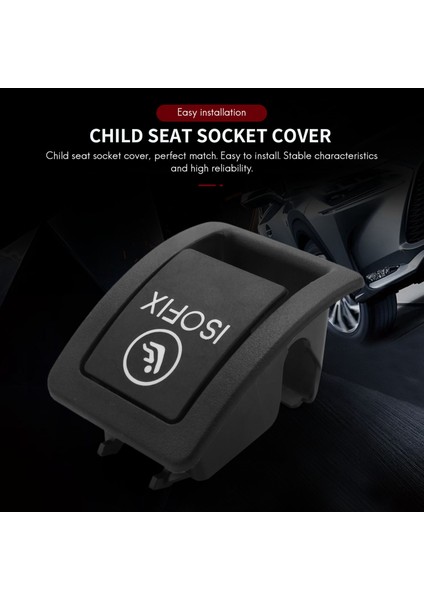 2059200513 Araba Koltuğu Isofix Anahtar Kapağı Mercedes W205 C300 C350 C200 C180 2015-2016 Siyah (Yurt Dışından) fiyatları