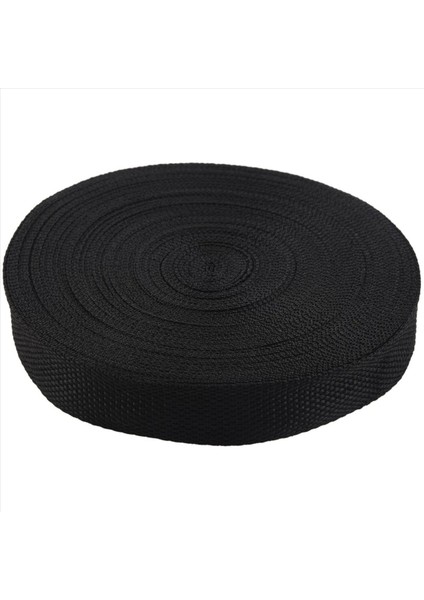 5pcs 25MMX20M Rulo Naylon Bant Kayışı Için Dokuma Torbası Çember Kayış Kayışı Dıy Zanaat Yapımı - Siyah (Yurt Dışından) fiyatları