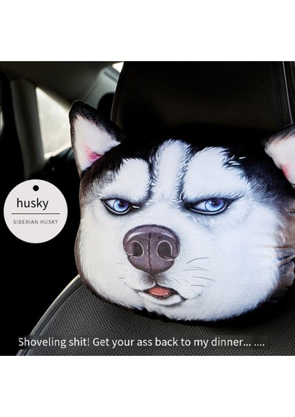 Sevimli Köpek Araba Başlık Araba Boyun Yastığı Yenilik Kafaları Yastık Iç Araba Aksesuarları Destek (Yurt Dışından) indirimleri