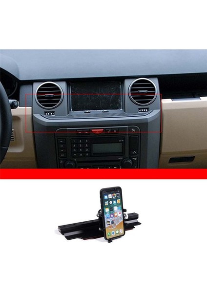 Land Rover Discovery Için Merkezi Kontrol Hava Outlet Telefon Braketi Uzatma 3 2004-2009 Aksesuarlar (Yurt Dışından) fırsatları
