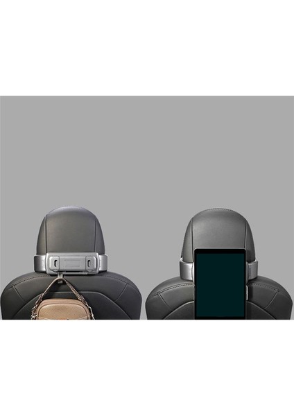 Araba Pvc Deri Çok Fonksiyonlu Başlık Tesla Model 3 Model Y Için Yukarı ve Aşağı Yukarı ve Aşağı Ayarlanabilir (Yurt Dışından) modelleri