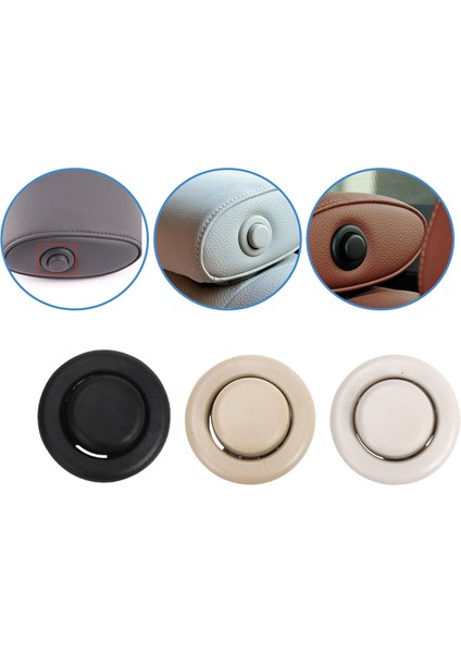 52207251369 5220 7251 369-1 Araba Arka Koltuk Başlık Bmw 3 5 Seri E90 F10 F11 F18 2005-2016 Bej (Yurt Dışından)