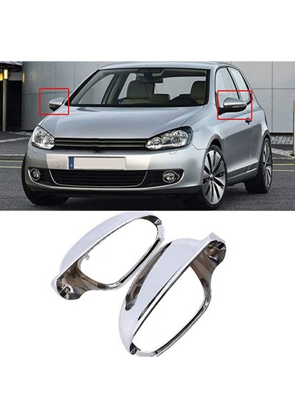 Golf Için Mk5 - Passat B6 Jetta Mk5 Krom Yan Kanat Ayna Kapakları (Yurt Dışından) modelleri