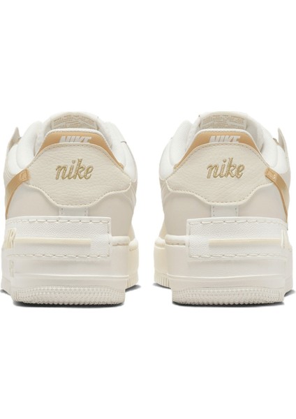 Air Force 1 Af1 Shadow Leather Unisex Sneaker Hakiki Deri Günlük Spor Ayakkabı Bej fırsatları