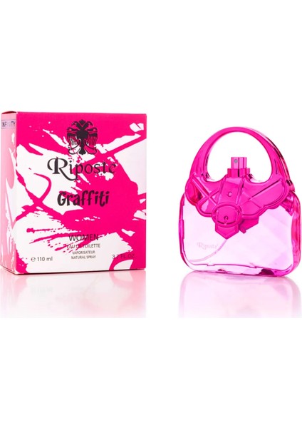Riposte 24 Saat Etkili Kadın Parfüm - Graffiti - For Women 110 ml