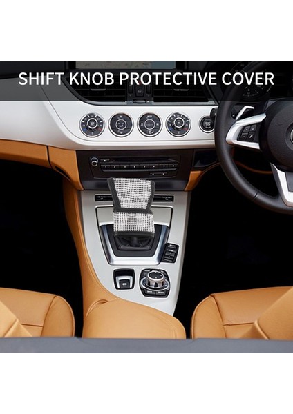 5 Paket Elmas Araba Aksesuarları Için Kadın Iç Bling Emniyet Kemeri Kapakları Bling Vites Vardiyası Kapağı El Freni Kapağı (Yurt Dışından) fırsatları