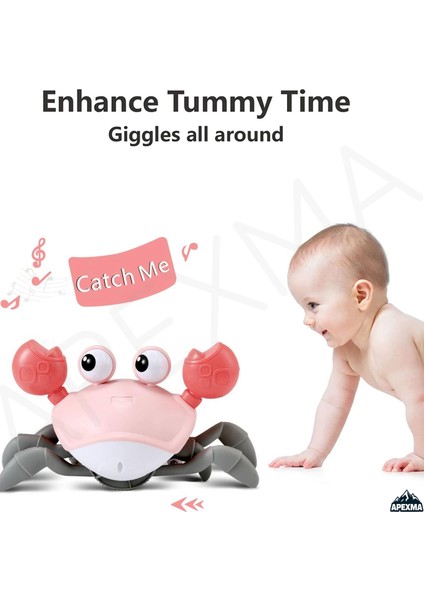 Emeklemeye Yardımcı Şarjlı Yengeç(Pembe) fiyatları