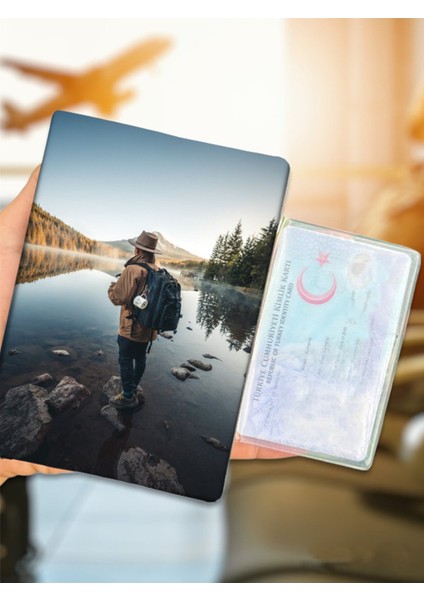 Kişiye Özel Resimli Fotoğraflı Deri Pasaport Kılıfı Kabı Tüm Ülke Pasaportlarına Uygun modelleri