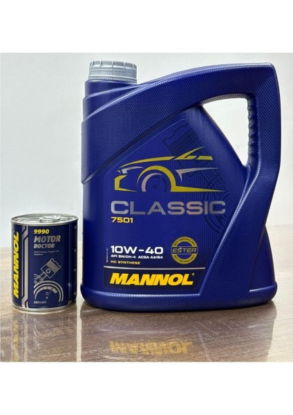 2025 10W40 Classic Yüksek Performanslı 4l Motor Yağı ve Yüksek Etkili Motor Doctor Duman Kesici Katkısı