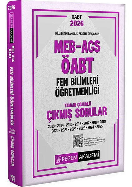 2026 MEB AGS ÖABT Fen Bilimleri Öğretmenliği Tamamı Çözümlü Çıkmı