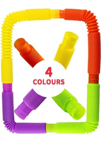 Tubes Anti Stres Duyusal Oyuncak Bubble Fidget (4 Adet ) fırsatları