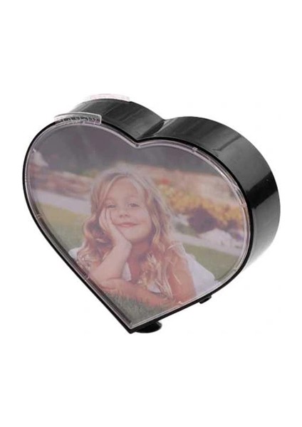 Kalp Şeklinde Sihirli Dönen Fotoğraf Çerçevesi