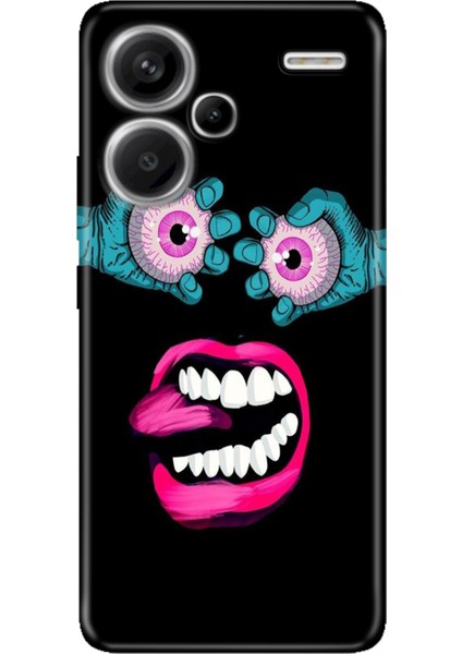 Xiaomi Redmi Note 13 Pro Plus 5g Kılıf Desenli Baskılı Tpu Rubber Kapak Angry