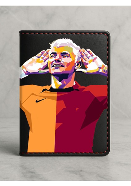 Ruhsat Koruyucu Baskılı Kart Bölmeli Siyah Vinlex Deri Ruhsat Kabı Kılıfı Maurodesen