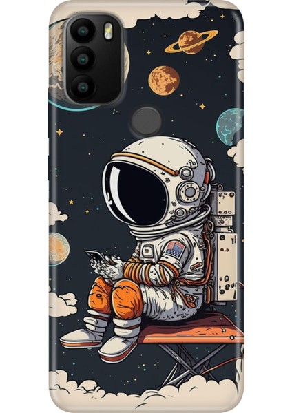 General Mobile Gm 21 Plus Kılıf Desenli Baskılı Tpu Rubber Kapak Astro