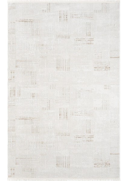 Seyran Halı Sahra 15500 Kahve Akrilik Pamuk Taban Modern Salon Koridor Halısı Yolluk