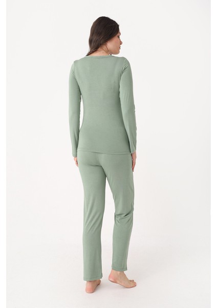 Yeşil Patlı Pijama Takımı fiyatları