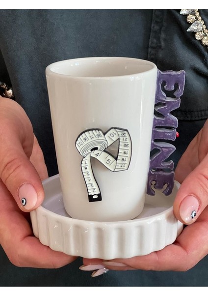 El Yapımı Isimli Diyetisyen Figürlü Fincan fiyatları