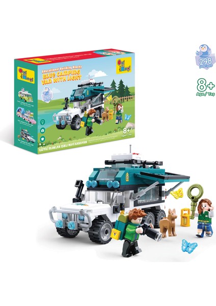 Eğitici Bloklar Işıklı Mavi Karavan 298 Parça Yapı Seti fiyatları