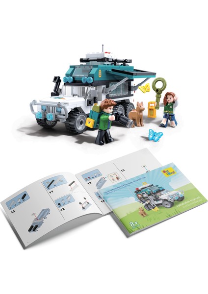 Eğitici Bloklar Işıklı Mavi Karavan 298 Parça Yapı Seti fırsatları