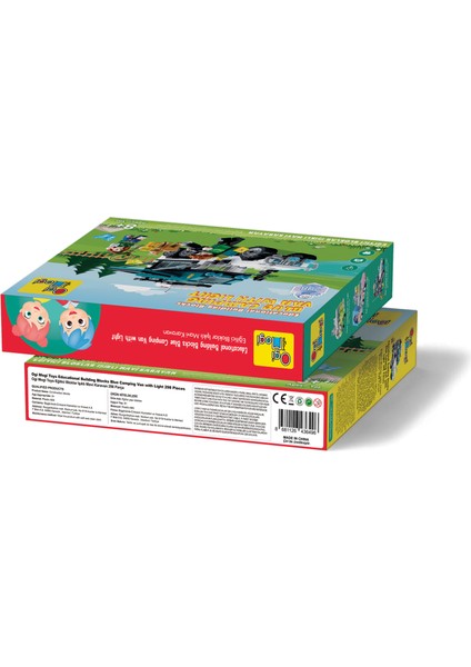 Eğitici Bloklar Işıklı Mavi Karavan 298 Parça Yapı Seti